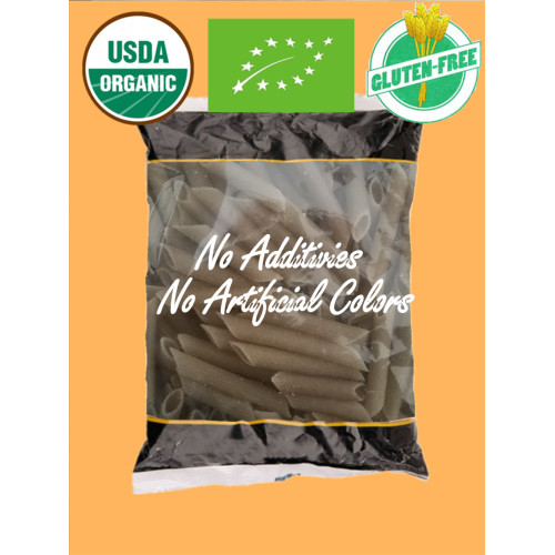 Organik Bebas Gluten Sorghum Penne Pasta asli