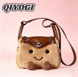 New Niche Cute Plush Pillow Bag Autumn Winter New Cartoon Doll Bag Commuting Versatile Crossbody Bag for Women