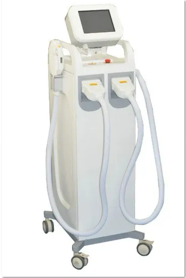 Long Pulse Q-switched Nd Yag Laser Hair Removal Machine For Epilation , All Skin Types