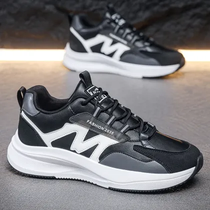 Autumn New Arrival Men's Breathable Mesh Running Shoes Dad Style