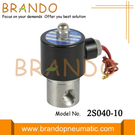 2S040-10 3/8'' SUS-10 NC Stainless Steel Solenoid Valve
