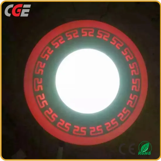 LED Light 3+3W/6+3W/12+6W/18+6W Dimmable Double Color LED Panel Light LED Panel Lamp