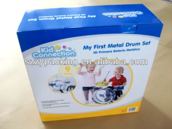 corrugated toy drum box