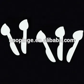 Ice cream plastic spoon yogurt spoon