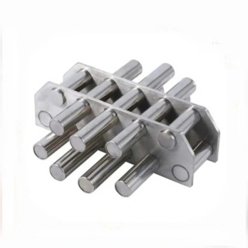 Separatore magnetico permanente per la rimozione del ferro dal cibo sulle cinture del trasportatore