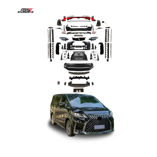 Upgrade Bumper, Light Grille Kit for 2015-On Alphard and 30 Series LM Model