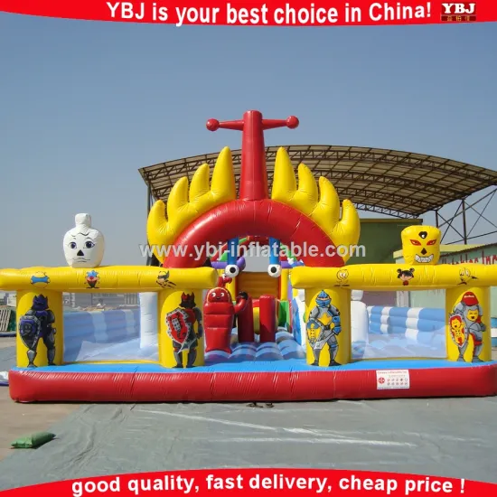 2016 Latest inflatable amusement / fun city for kids/outdoor inflatable play land