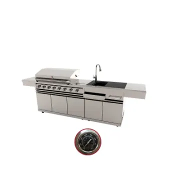 Wholesale BBQ Gas Grill Outdoor Kitchen with 6 Burners
