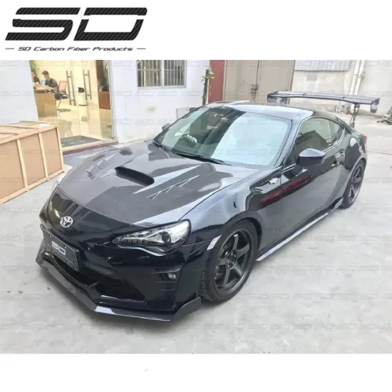 Carbon Fiber Front Lip Spoiler Kit for Toyota 86/BRZ