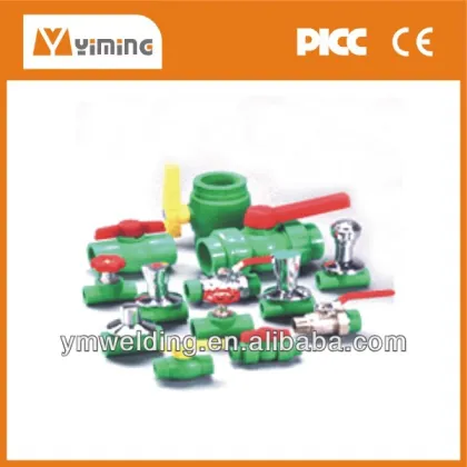 2014 Hot Sale 20-160mm PPR Plastic Ball Valve /PPR Steel Ball Valve/PPR Copper Ball Valve