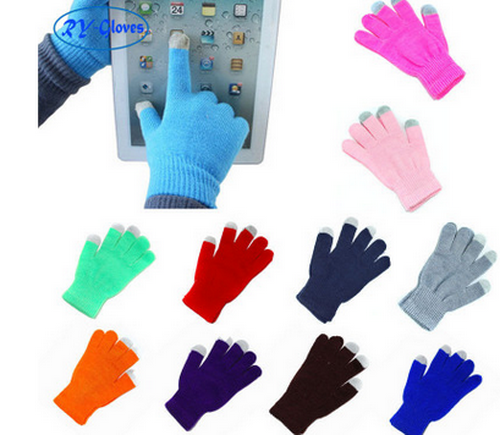 Promocional Acrylic Knit Pantalla Táctil Guantes