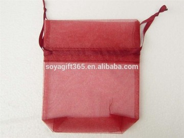7x9cm Dark Red Organza Jewelry Candy Gift Wedding Xmas Pouches Bags 1000pcs/lot