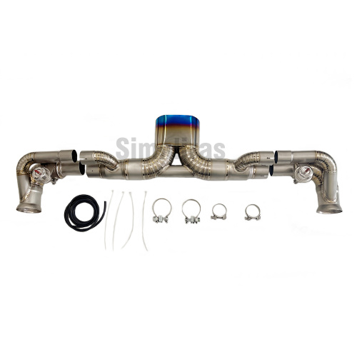 Valved Muffler Bypass Titanausporsche 911 GT3 Rs 14-19