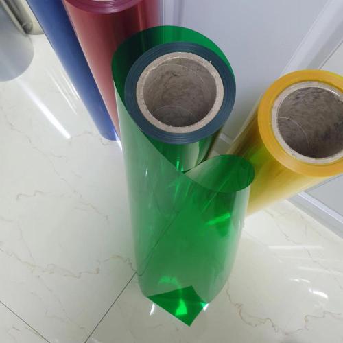 Transparent Color PVC Thermo-blistering Plastic Films