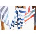 Oversized Cotton High Absorbent Striped Cabana Beach Towel