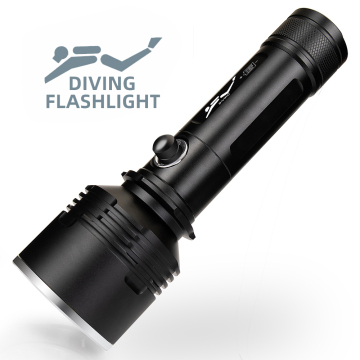 Lanterna de mergulho XHP70.2 mais recente: poderoso lanterna de tocha LED recarregável