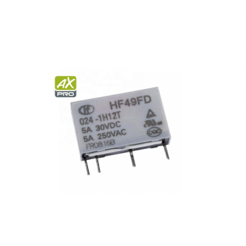 24V HF49FD / 024-1H12T Hongfa High Power Automotive Relay 5A 1 Forme a tht
