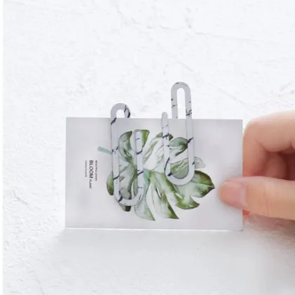 Kawaii Marble Mini Metal Paper Clips for Stationery