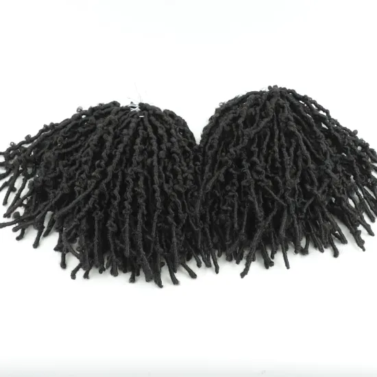 hand knitting butterfly locs crochet in extension faux locs braids hair 12inch omber color braids