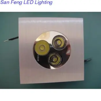 High power square LED down light 3W
