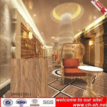 china cheap wood grain marble tile