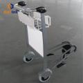 Stainless Steel Trolley 3 Wheel OEM Stainless Steel Baggage Airport Carts Manufactory