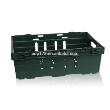 Wholesale Plastic Vegetable And Fruits Stackable Storage Basket With Handles