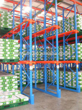 Warehouse Structure Steel Drive in Rack with different load capacity