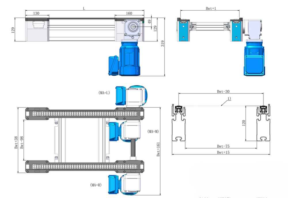 PC2 Plastic Chain Conveyor Design