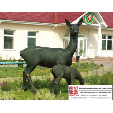 Carving Large Bronze Sculpture