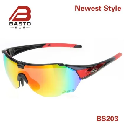 2015 year's Newest Plastic Materail Outdo Sports Sunglasses