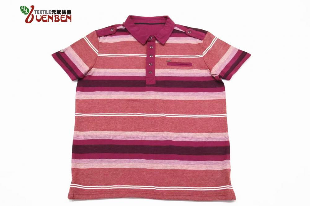 65%Poly 35%Cotton YD Stripe With Pocket