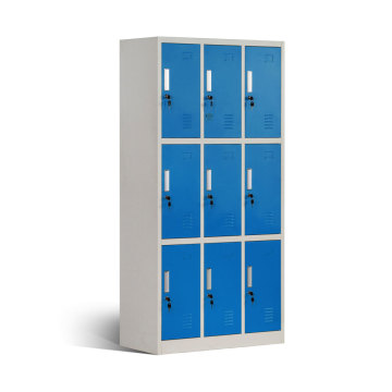 12" Metal Office Storage Lockers 9 Door