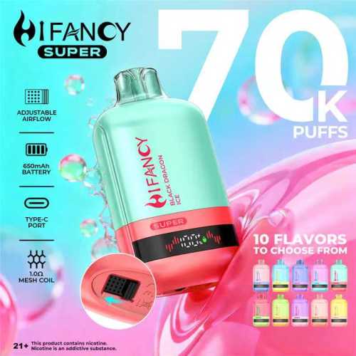 HIFANCY SUPER 7OK Puffs jednokratni Vape