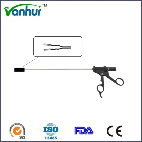 Laparoscopy Bipolar Coagulating forceps with plastic handle