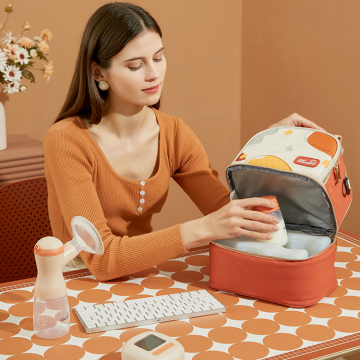 Bolso aislado de la mochila del refrigerador del bolso de la lactancia materna de la mamá