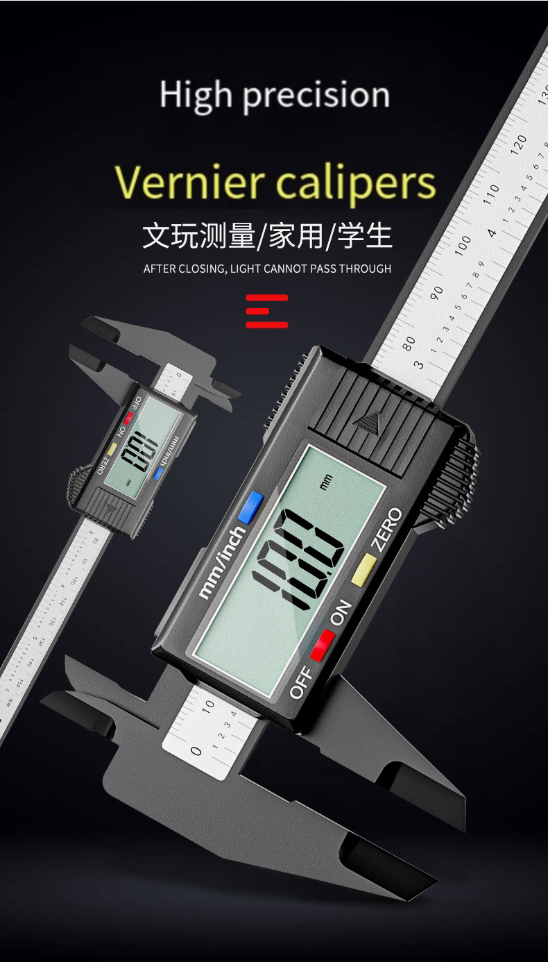 Impa 650521 Digital Vernier Caliper - 150mm, 5-digit Lcd Display ...