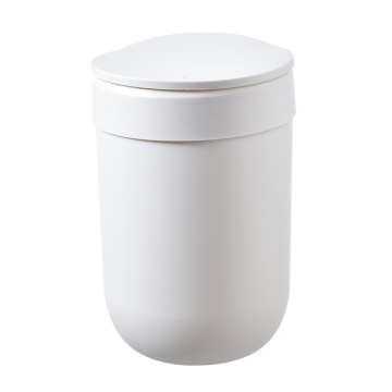 Plastic Garbage Container Bin with Press Top Lid