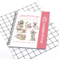 Custom garden style magnetic snap sketch notebook