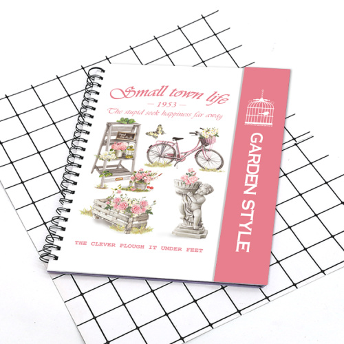 Hard Cover Notebooks Custom garden style magnetic snap sketch notebook Supplier