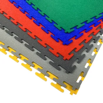 High-Duty PVC Interlocking Tiles for Warehouse and Garage Flooring