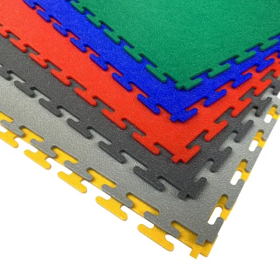 High-Duty PVC Interlocking Tiles for Warehouse and Garage Flooring