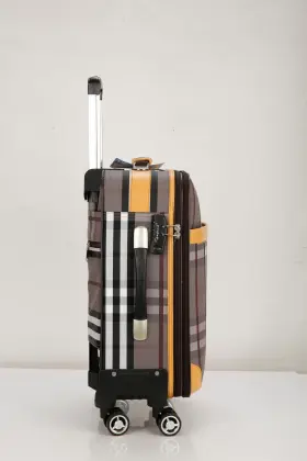 Printed upright caster EVA  Luggage