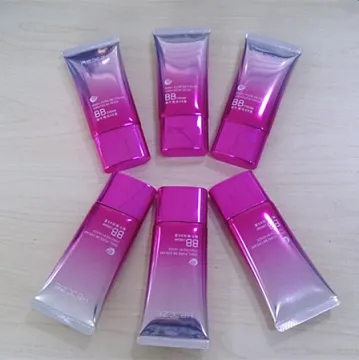 cosmetic hand cream plastic tube