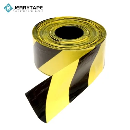 No Adhesive Yellow Black Safety Warning Tape