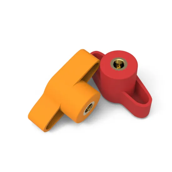 Custom Design Colorful T-Shaped Rubber Hand Nut