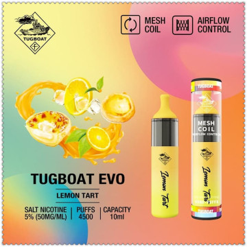 Tugboat Evo 4500 Puffs Disposable Device Portugal