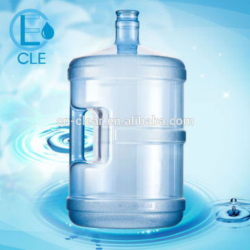 New 5 gallon PET water bottle with hand