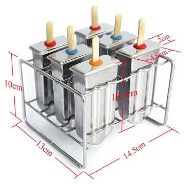 Popsicle Mold Household 304 Stainless Steel Ice Tray Mold DIY Fruit Creative Ice Cream Mold