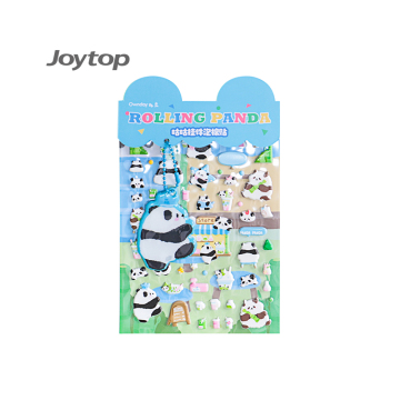 Joytop OD 500571 Rolling Panda Series Adesivi da cartone animato per bambini - adesivi di panda cinesi